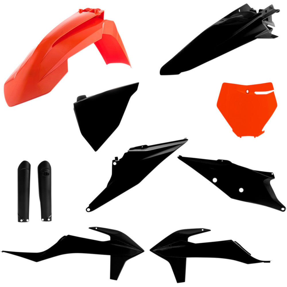 2019-2021 for KTM 250 SX-F ACERBIS Full Replacement Body Kit OE Orange/Black