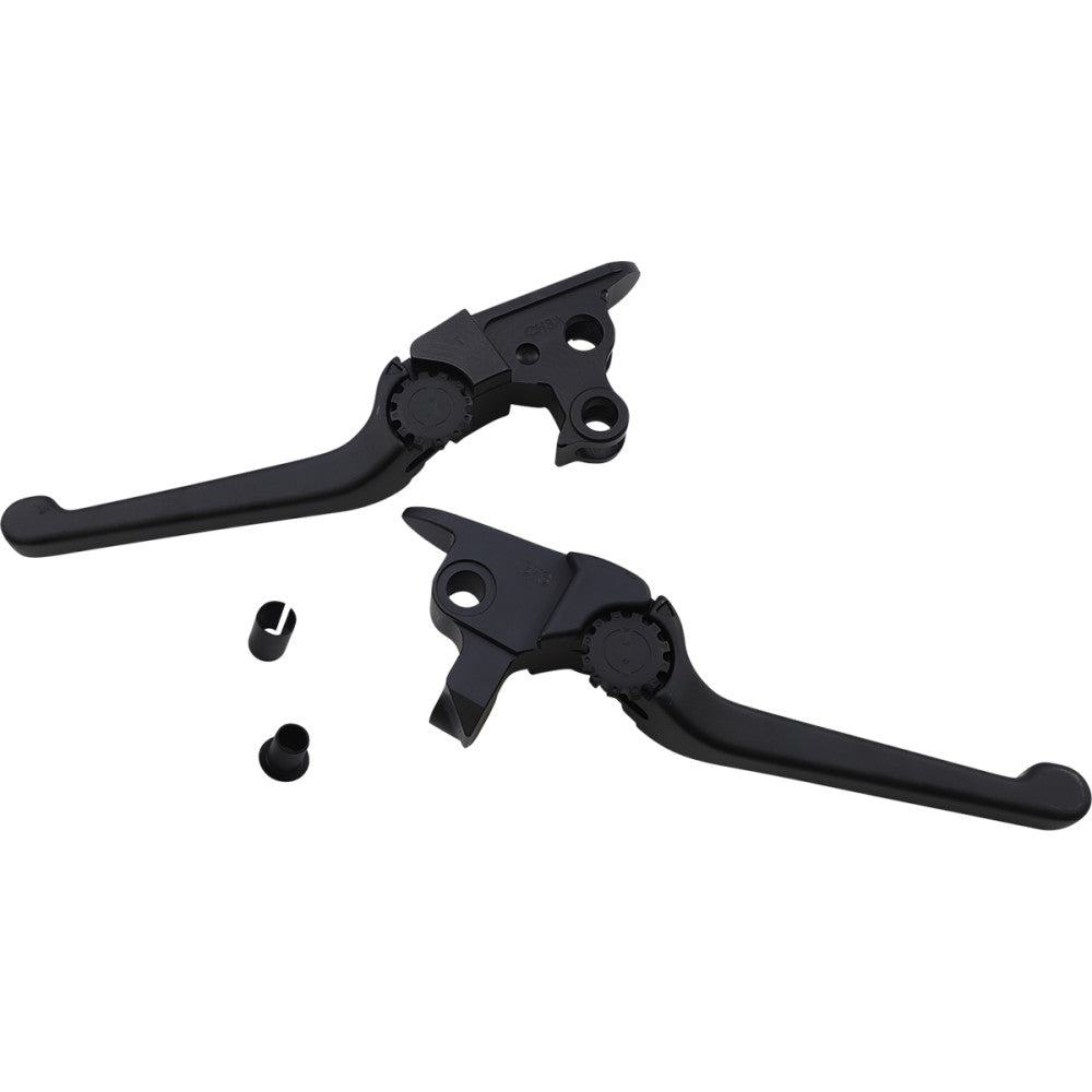 21 for Harley CVO Tri Glide FLHTCUTGSE POWERSTANDS RACING Lever Set Anthem Black