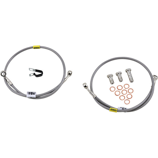 01-05 for Suzuki GSF 1200 Bandit S GALFER Brake Line Stainless Steel FK003D280-2