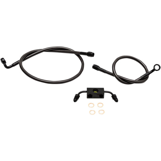 14-20 for Harley Sportster Forty-Eight XLX Brake Lines 12" 14" Ape Hanger Handle