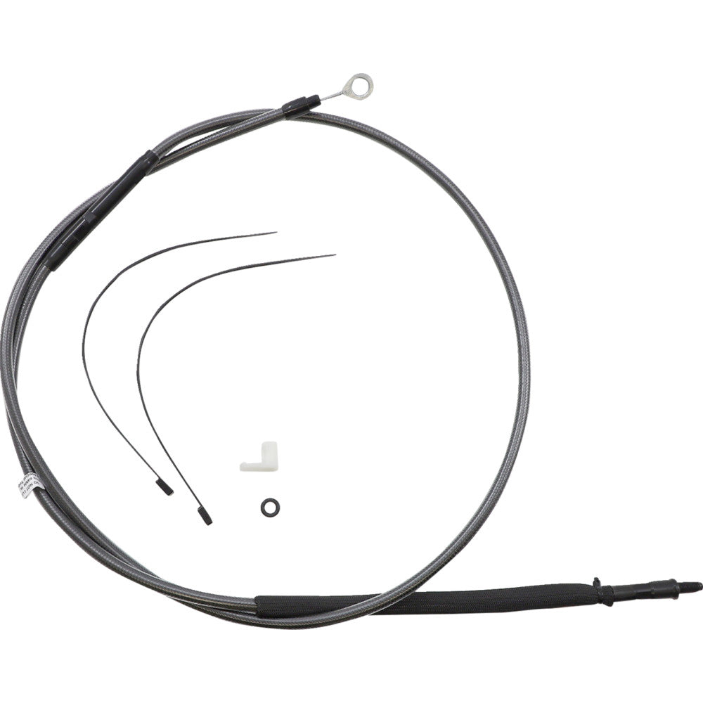 21-22 for Harley FLHR MAGNUM Control Cable Kit Black Pearl 12-14