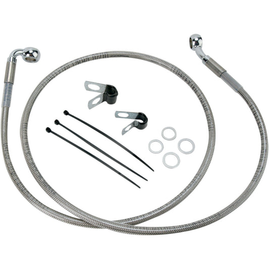 00-05 for Harley FXD Drag Specialties Extended Front Brake Line +6