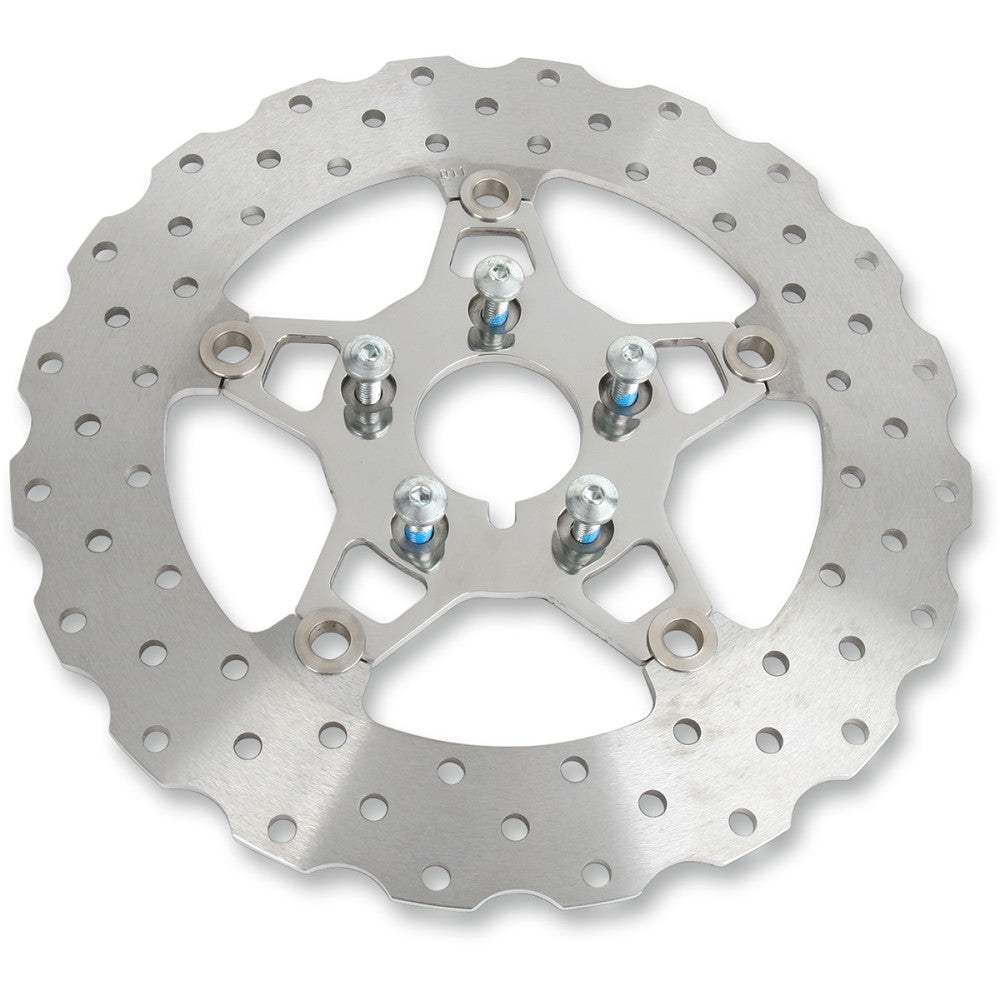 1997-1999 for Harley Softail Custom FXSTC EBC Brake Rotor Polished Carrier FSD01