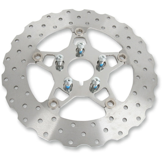 1997-1999 for Harley Softail Custom FXSTC EBC Brake Rotor Polished Carrier FSD01