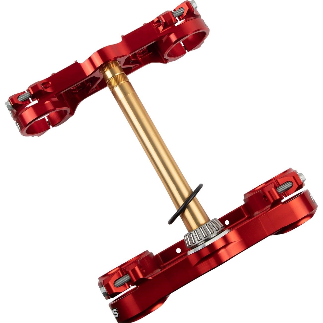 2021-2023 for Rieju MR Racing/Pro 300 XTRIG Triple Clamp 22.5 mm Red
