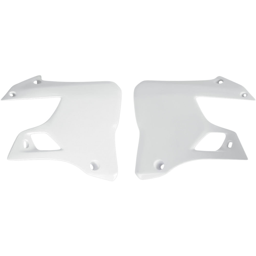 1996-2001 for Yamaha YZ 125 UFO Radiator Shrouds White YZ YA02898046