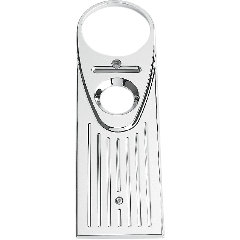 94-03 for Harley FLHR Full Length-Style King Dash Cover Ball-Milled Chrome 04-20