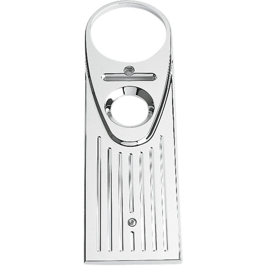 94-03 for Harley FLHR Full Length-Style King Dash Cover Ball-Milled Chrome 04-20