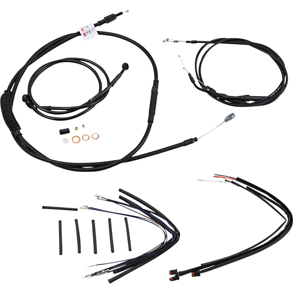 2012-2017 for Harley Street Bob FXDB Cable Kit Jail Bar 12