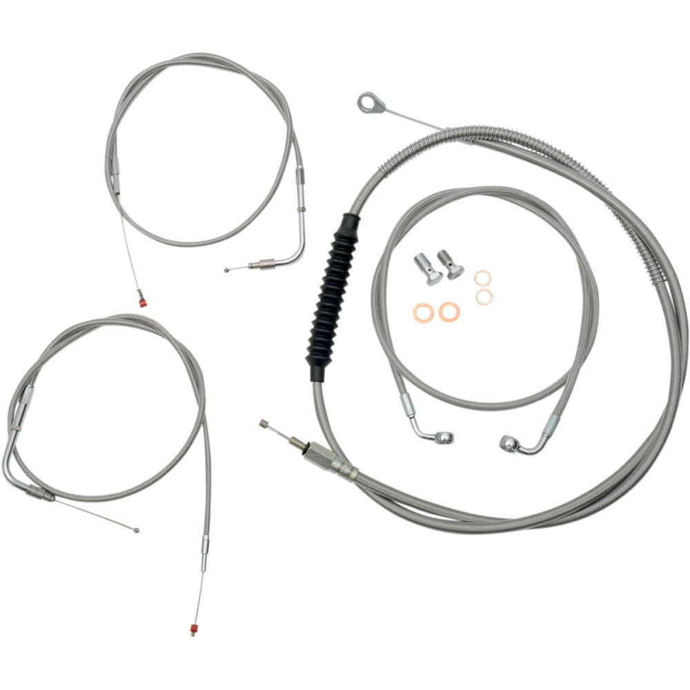 00-06 for Harley Deuce FXSTD Cable/Brake Line Kit 15