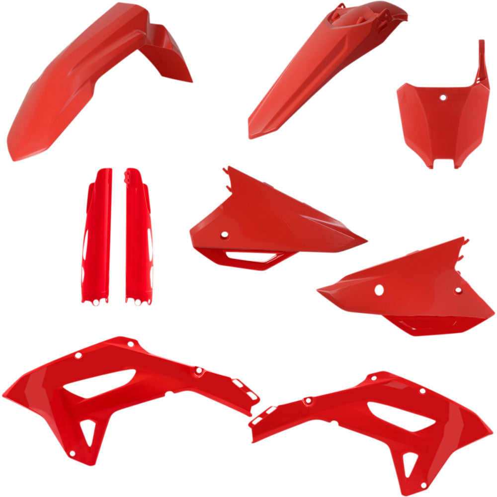 21 for Honda CRF450RX ACERBIS Plastic Kit- Full Hon Red