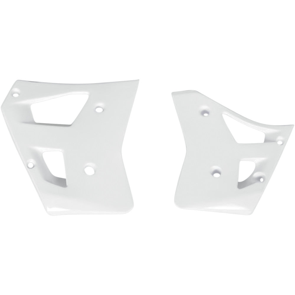 1991-1992 for Yamaha YZ 250 UFO Radiator Shrouds White YZ250 YA02823046