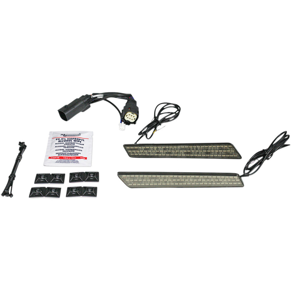 2015-2021 for Harley Road Glide Special FLTRXS Saddlebag Latch Lights Smoke