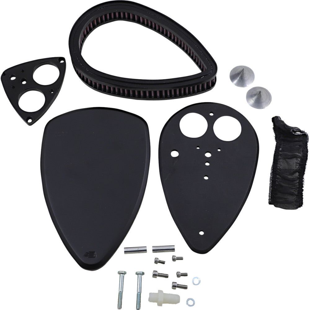 07-17 for Yamaha XVS 1300 V-Star Tourer BARON Smooth Big Air Kit Black VS13/950