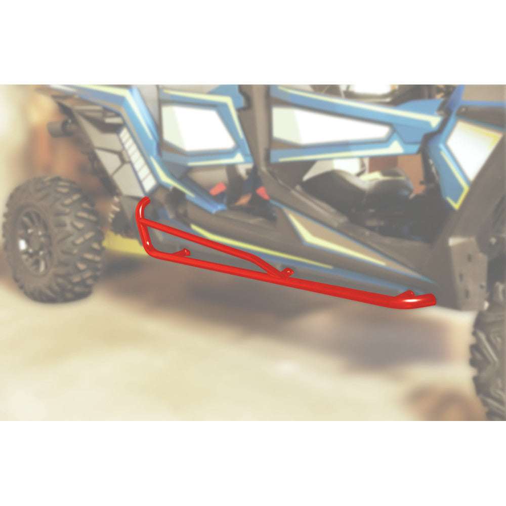 2014-2018 for Polaris RZR 4 XP 1000 4x4 MOOSE RACING Nerf Bars Red RZR 4-Seater