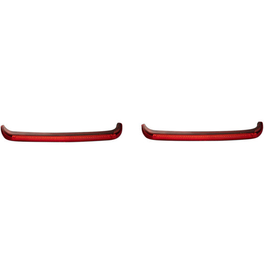 2010-2013 for Harley Road Glide Custom FLTRX Saddlebag Lights Red Lens