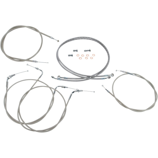 99-09 for Yamaha XVS 1100 A V-Star BARON Cable Line Kit 12" 14" XVS1100CL