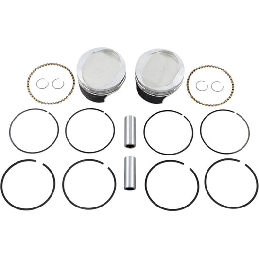 86-'03 for Harley XLH883 Tracker Piston Kit 883 To 1200 Evo 10.5:1 +.010