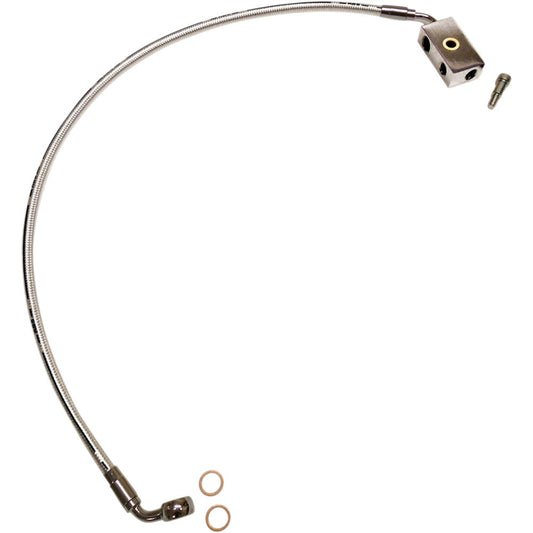 2018-2021 for Harley Softail Slim FLSL Brake Line Sterling Chromite II Softail