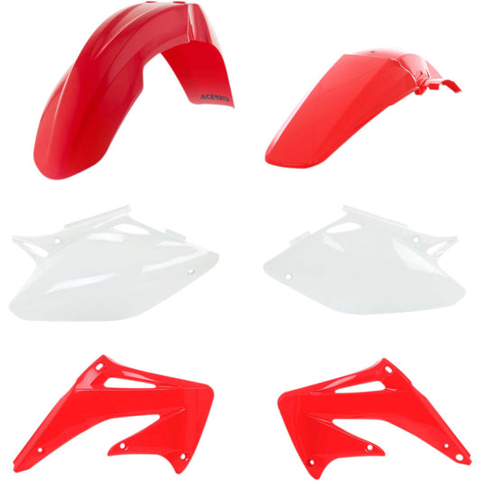 04 for Honda CRF450R ACERBIS Standard Replacement Body Kit '04 Red/White