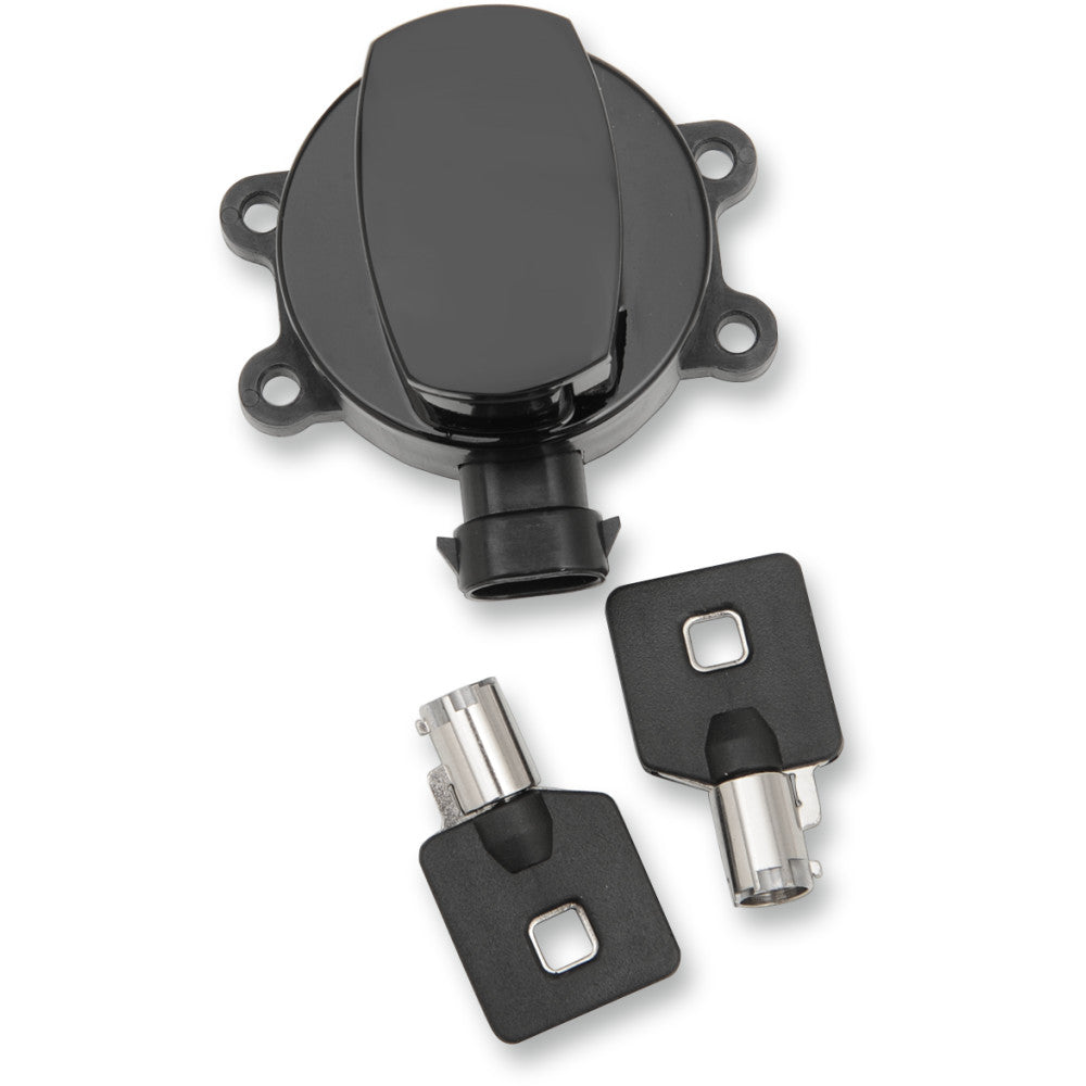 2014-2021 for Harley Tri Glide FLHTCUTG Side Hinge Ignition Switch Gloss Black