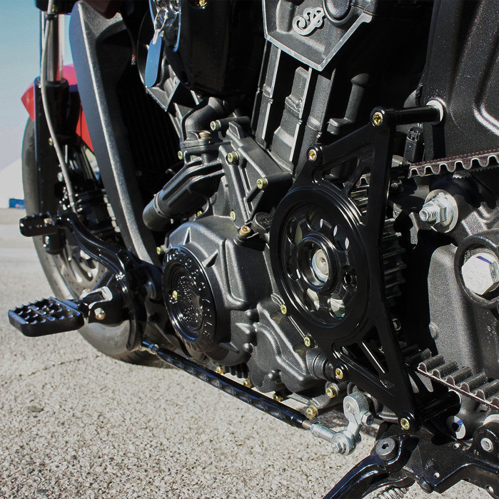 2015-2021 for Indian Scout JOKER MACHINE Pulley Cover Black 30-800-1