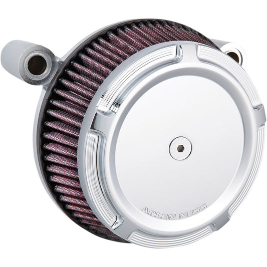 95-98 for Harley FLHT Beveled Synthetic Stage-1 Air Cleaner Chrome Evolution 50-