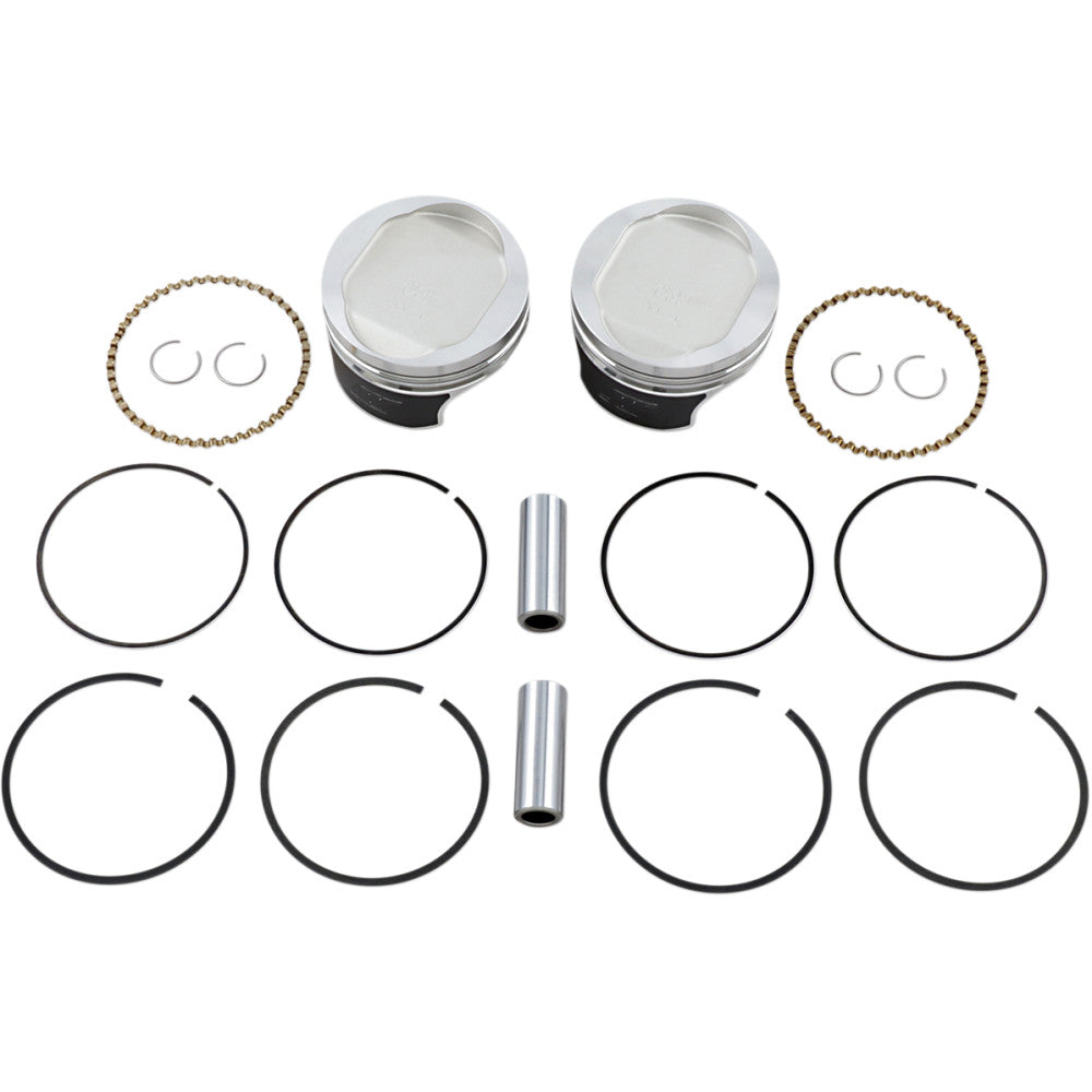 86-'03 for Harley XLH883 Tracker Piston Kit 883 To 1200 Evo Sportster 10.5:1 Std