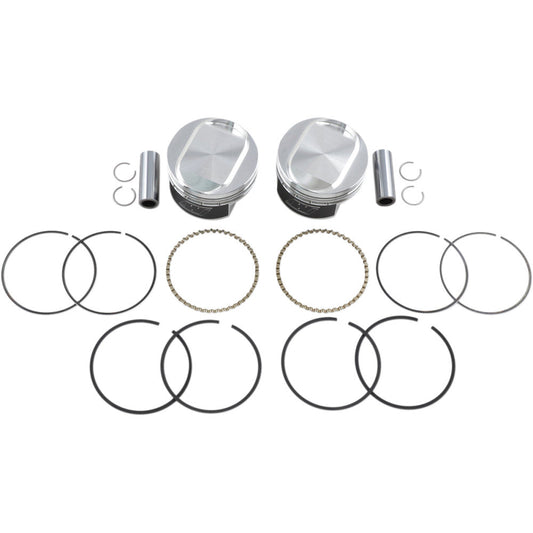 04-'18 for Harley XL1200C V-Twin Piston Kit 1200 Sportster 10.5:1 Comp K1748