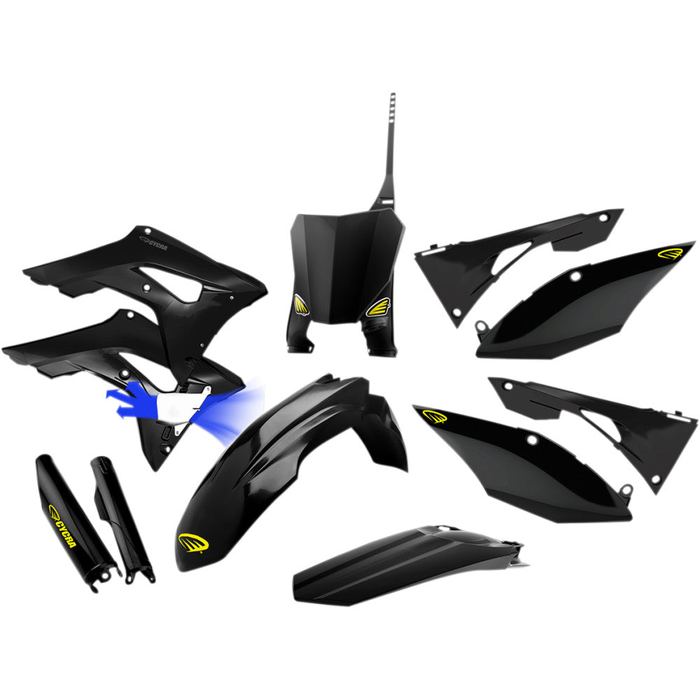2017-2021 for Honda CRF450R CYCRA Body Kit Powerflow Black CRF 1CYC-9320-12