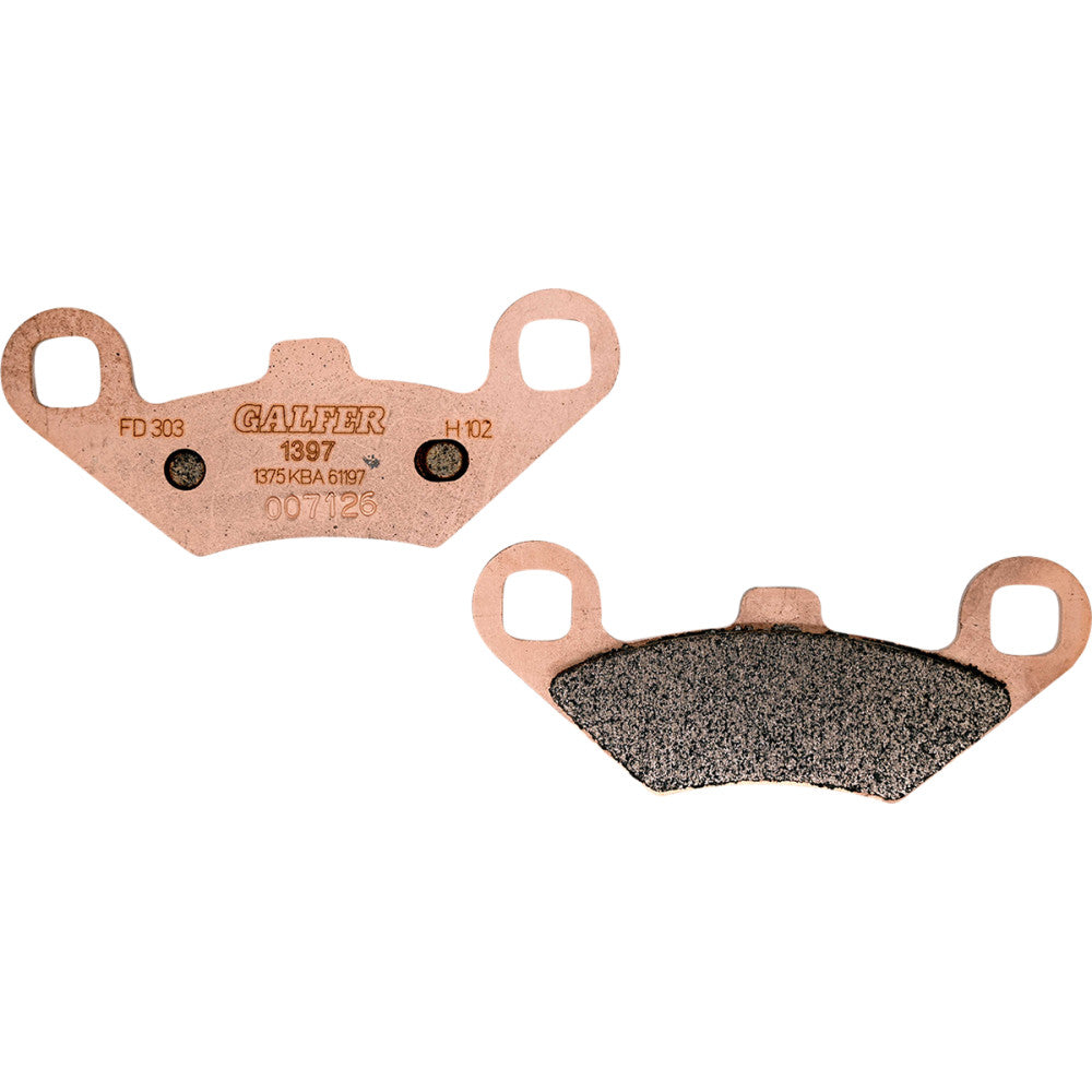 2000-2008 for Polaris Sportsman 500 6x6 GALFER Brake Pad FD303G1397 FD303G1397