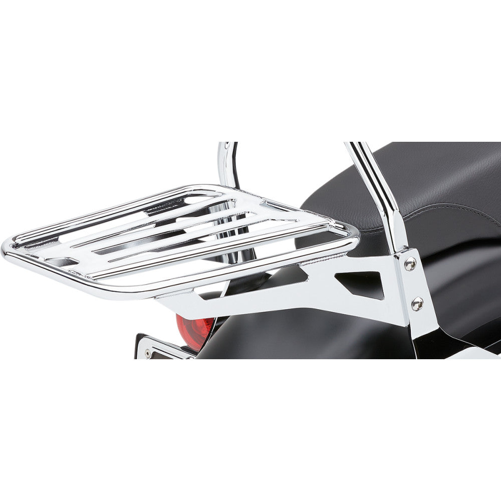 2018-2020 for Harley Softail Fat Boy 114 FLFBS Sissy Bar Luggage Rack Chrome Tub