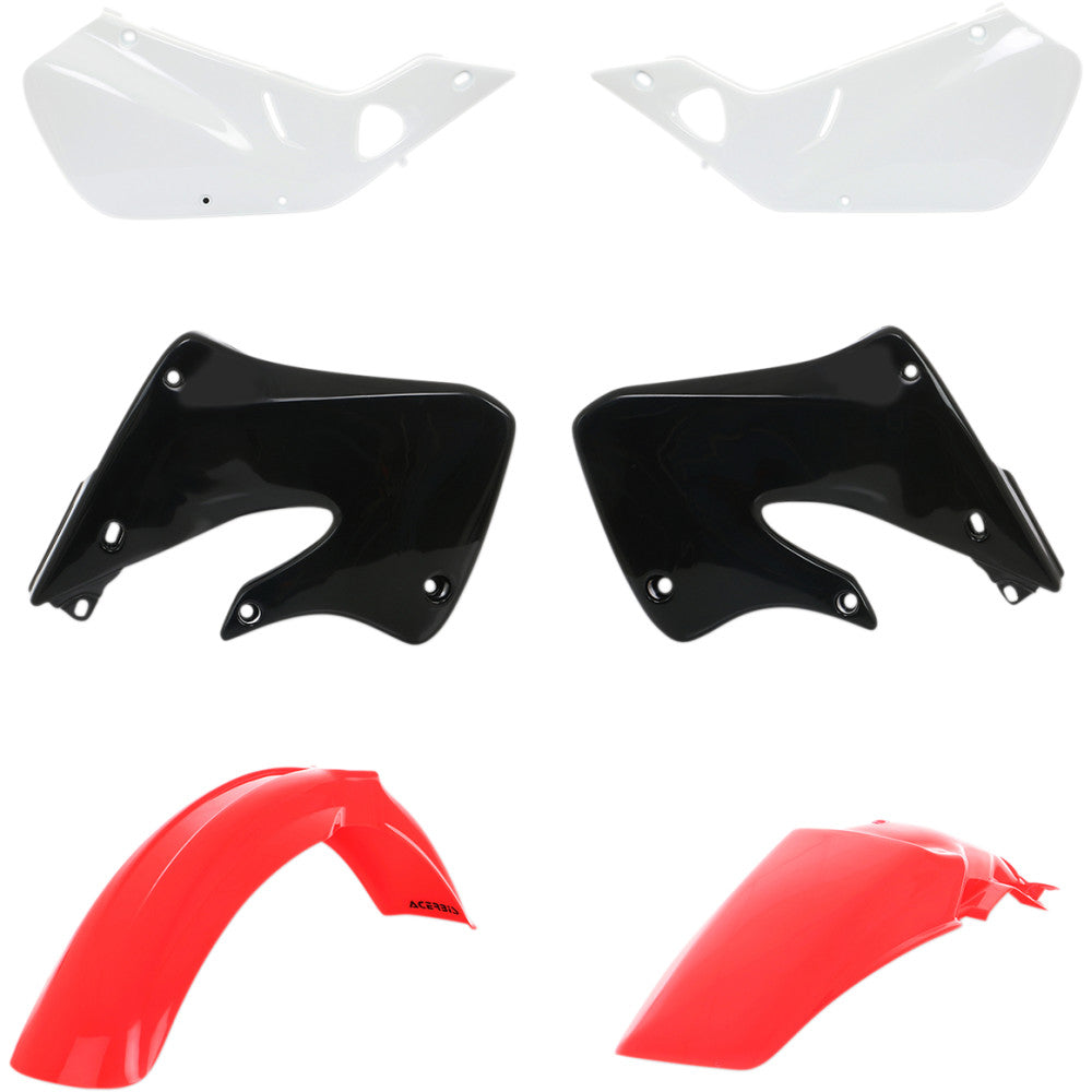 97-99 for Honda CR250R ACERBIS Standard Replacement Body Kit '99 Red/White/Black