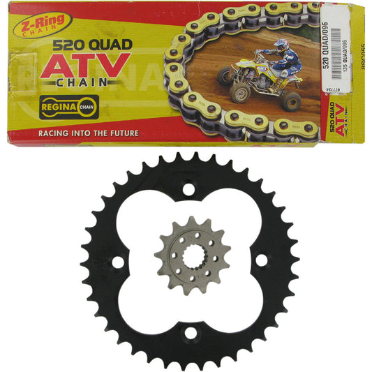 2006-2007 for Honda TRX450R REGINA Chain and Sprocket Kit TRX 450R/ER '06-'14