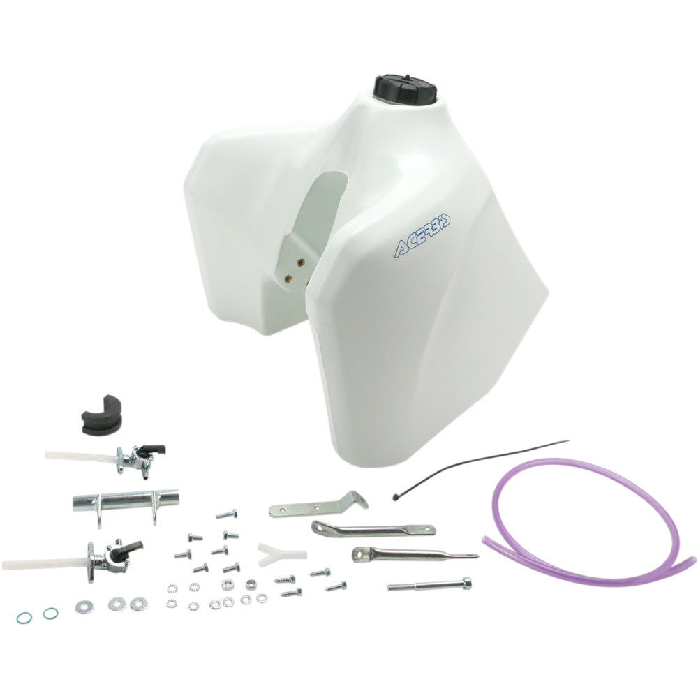 93-'96 for Honda XR650L ACERBIS Fuel Tank 5.8 Gal Whit W/Black Cap