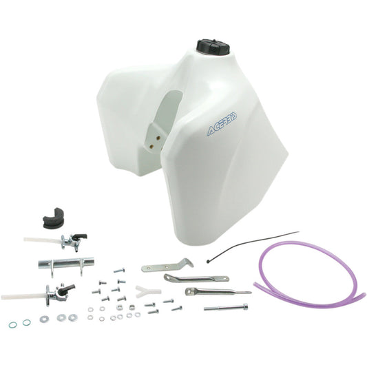 93-'96 for Honda XR650L ACERBIS Fuel Tank 5.8 Gal Whit W/Black Cap