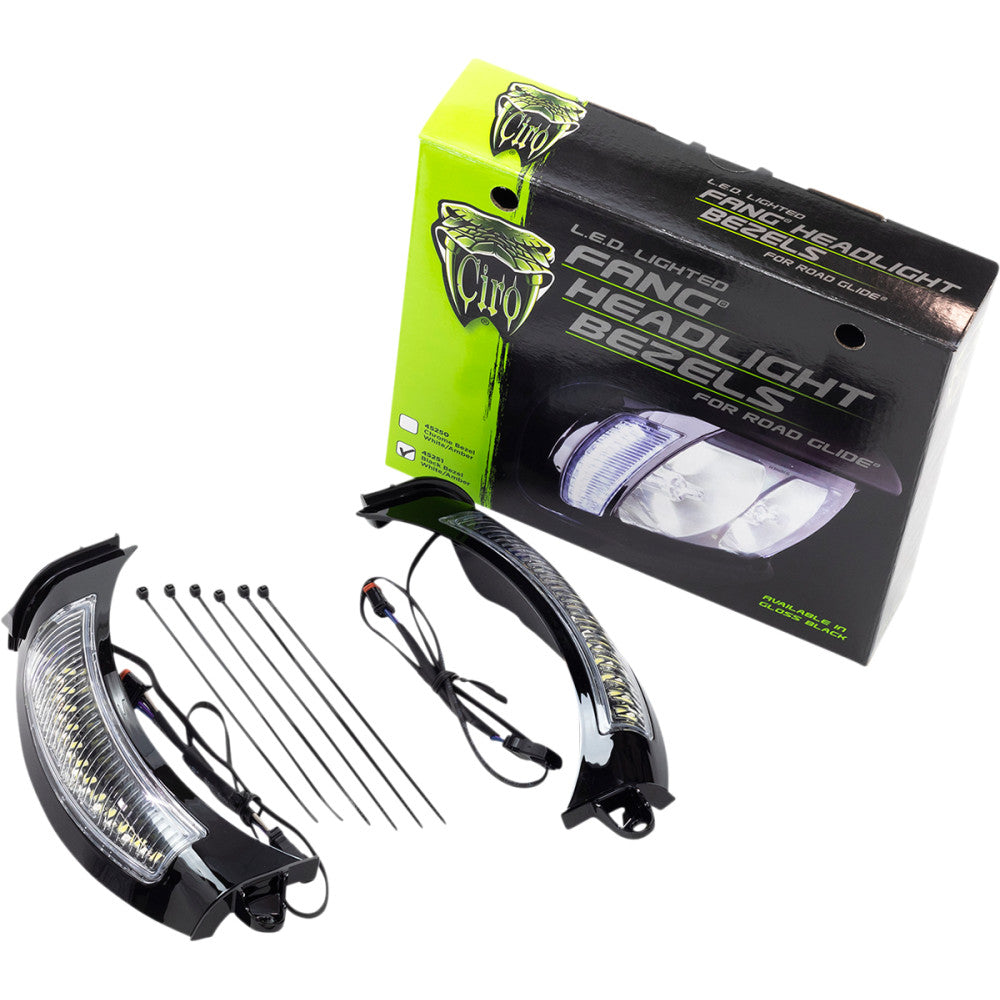 2015-2020 for Harley Road Glide Special FLTRXS CIRO Headlight Bezel Black 45251