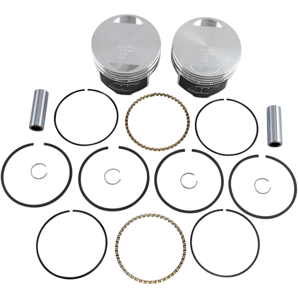 84-'98 for Harley FLHTC V-Twin Piston Kit 1340 Evo Big Twin 8.5:1 Comp K1640