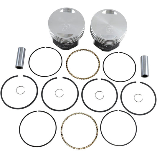 84-'98 for Harley FLHTC V-Twin Piston Kit 1340 Evo Big Twin 8.5:1 Comp K1640
