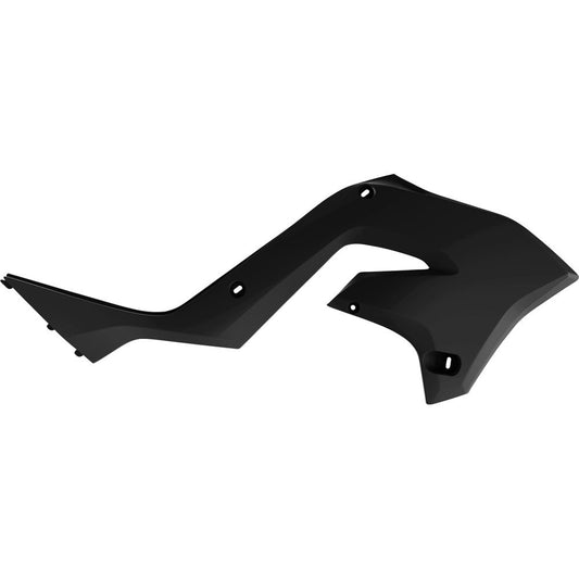 03-'07 for Kawasaki KX250 POLISPORT Radiator Scoops Restyling Black Kaw