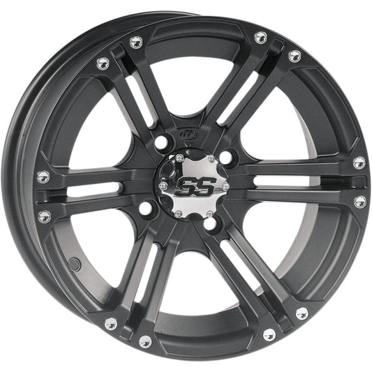 92-05 for Kawasaki KAF Mule 2500 C SS212 Alloy Wheel Front Black 14x6 4/137 4+2