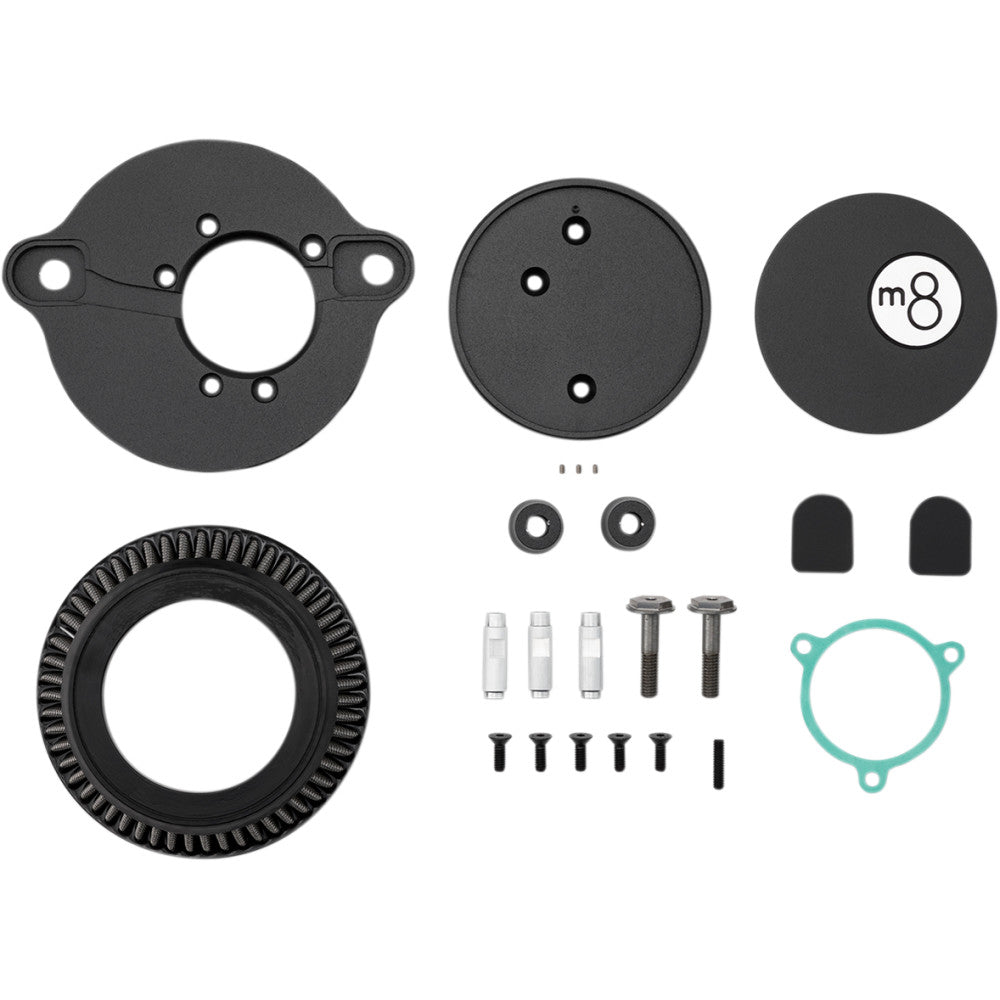 2018-2021 for Harley Softail Slim FLSL LA CHOPPERS 8-Ball Air Cleaner Black M8