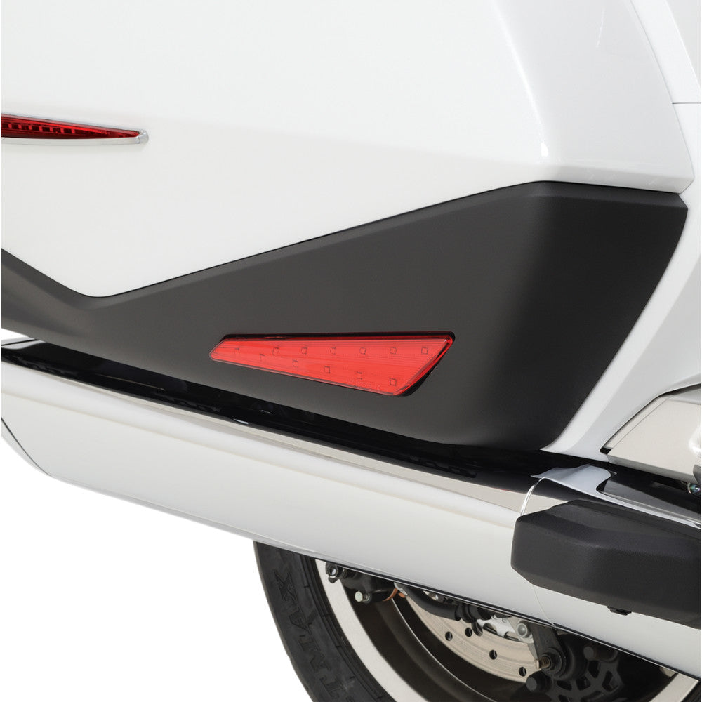 2018-2021 for Honda GL1800 Gold Wing SHOW CHROME Marker Lights Red 18-19 GL1800