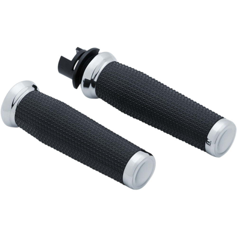 2016-2019 for Indian Chief Dark Horse KURYAKYN Grips Thresher Chrome 5944