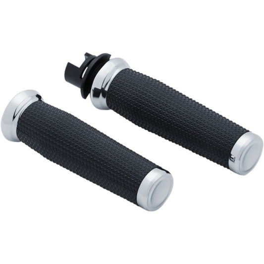 2016-2019 for Indian Chief Dark Horse KURYAKYN Grips Thresher Chrome 5944