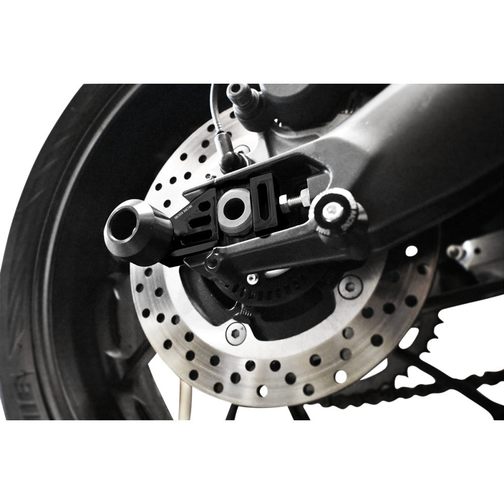 17-18 for Yamaha FZ-09 DRIVEN RACING Axle Block Sliders FZ-9 Black DRAX-121-BK