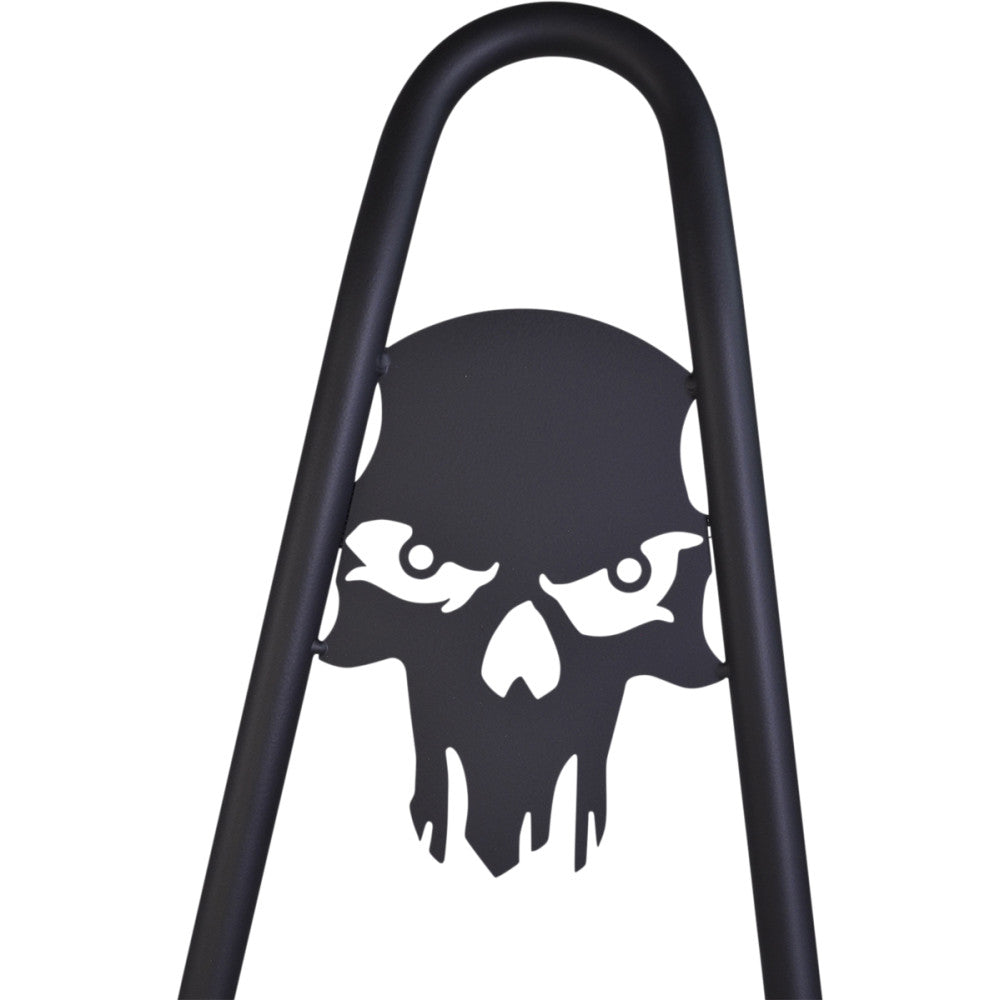 2018-2020 for Harley Softail Slim FLSL One-Piece Sissy Bar Matte Black Skull