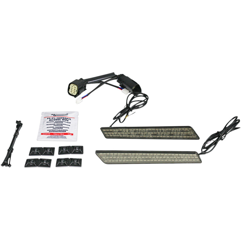 2013 for Harley CVO Road Glide Custom FLTRXSE2 Saddlebag Latch Lights SS8 Smoke