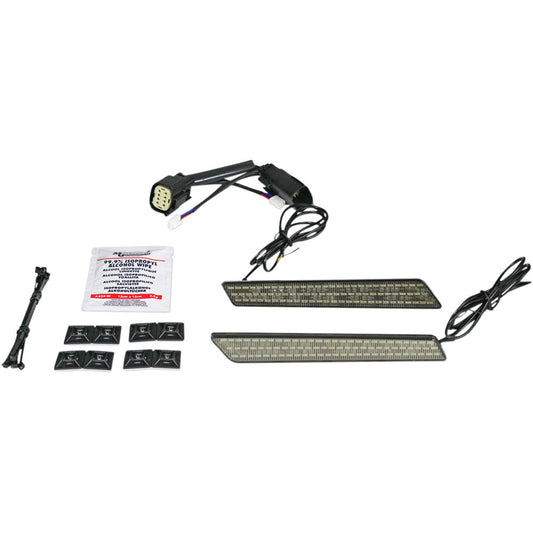 2013 for Harley CVO Road Glide Custom FLTRXSE2 Saddlebag Latch Lights SS8 Smoke