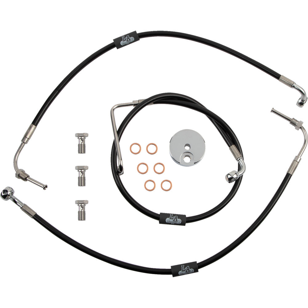 2008-17 for Harley Fat Bob FXDF Brake Line 12